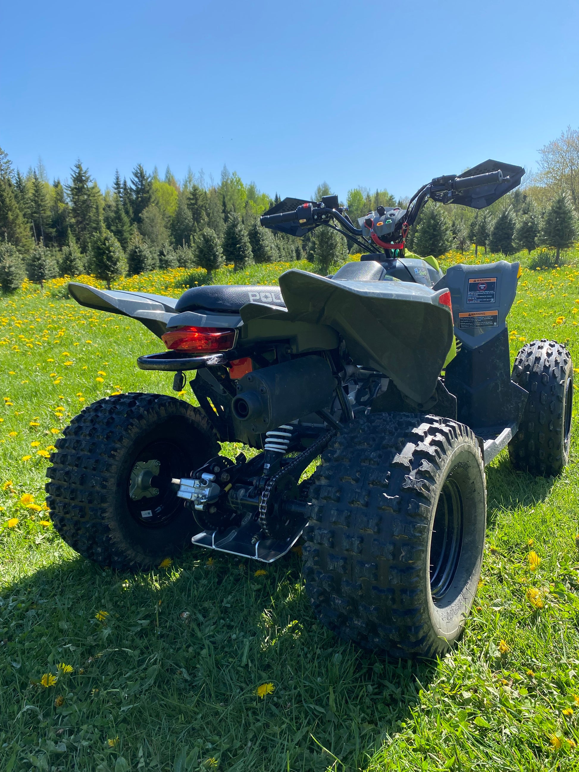 Polaris Outlaw / Sportsman 90 & 110 Skid Plate