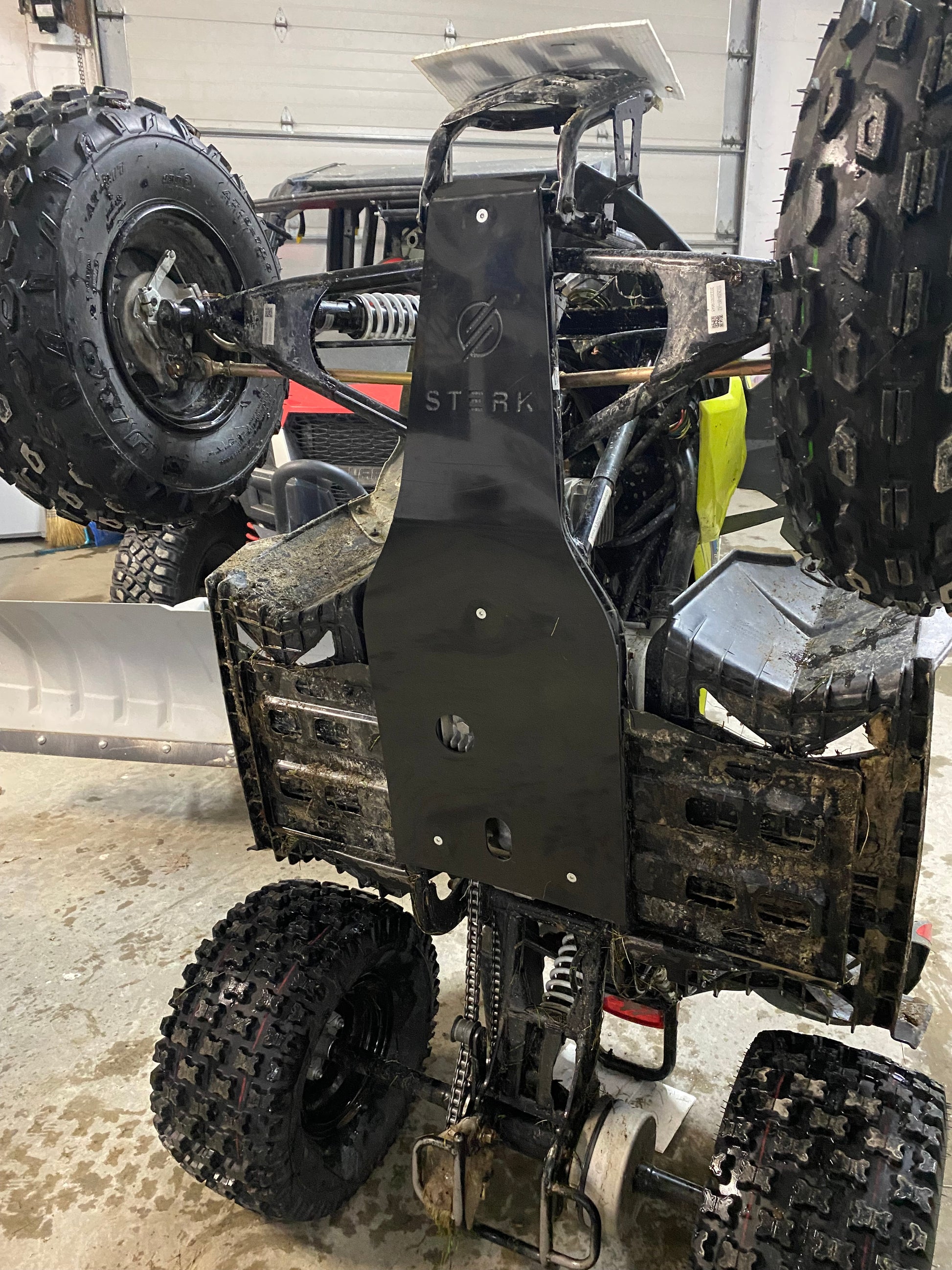 Polaris Outlaw/Sportsman 90 & 110 Front HDPE Skid Plate