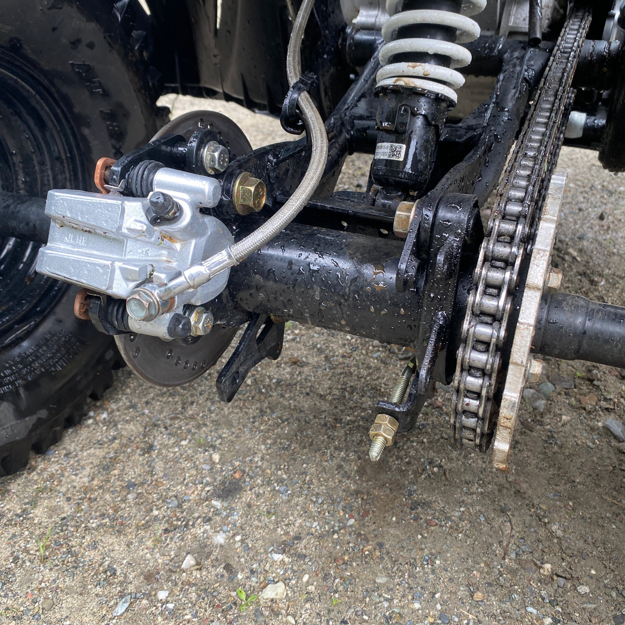 Polaris Outlaw 110 & Polaris Sportsman 110 Rear Brake Disc Conversion