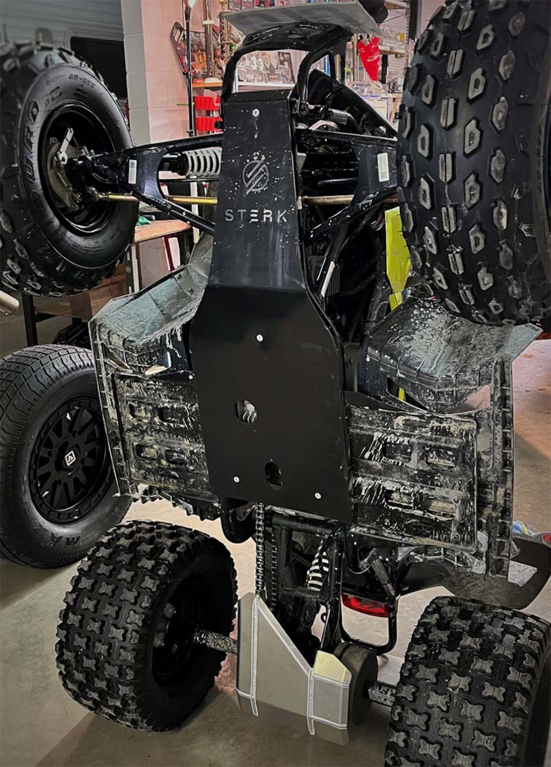 Polaris Outlaw/Sportsman 90 & 110 Skid Plate Combo HDPE