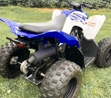 Yamaha Raptor/Grizzly 90 2016 + Plaque de protection arrière