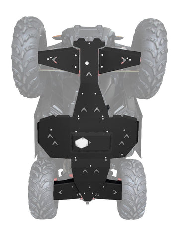 COMPLETE SKID PLATE KIT PHD - POLARIS SCRAMBLER XP 850 / 1000