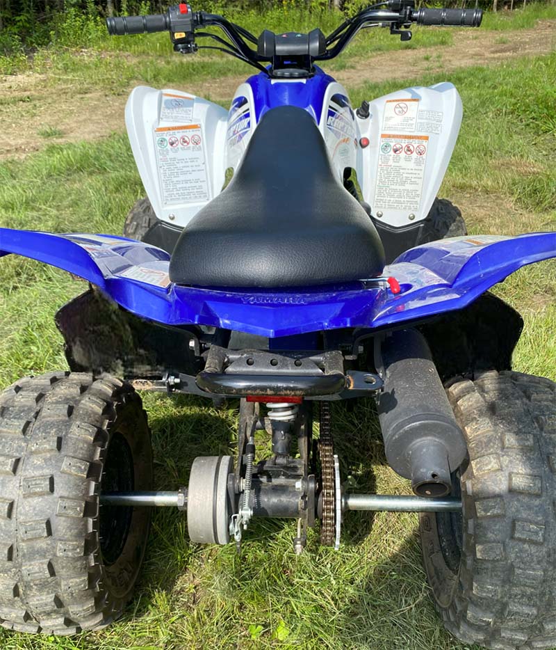 Yamaha Raptor/Grizzly 90 2016 + Plaque de protection arrière