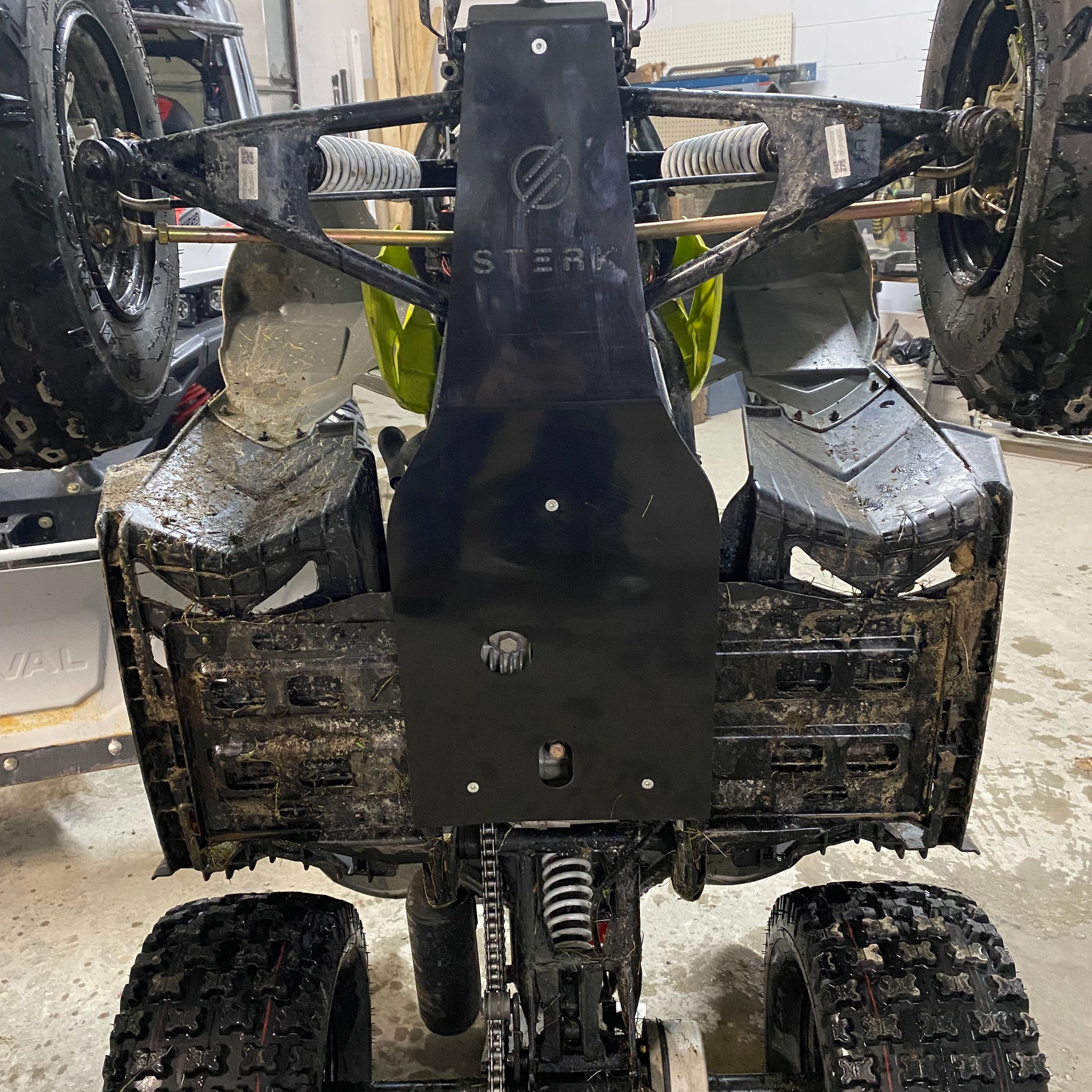 Polaris Outlaw/Sportsman 90 & 110 Front HDPE Skid Plate